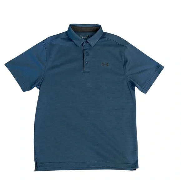 Under Armour Men's Blue Performance Polo - Picture 1 of 7